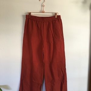 Free People Harem Pants Rusty Orange